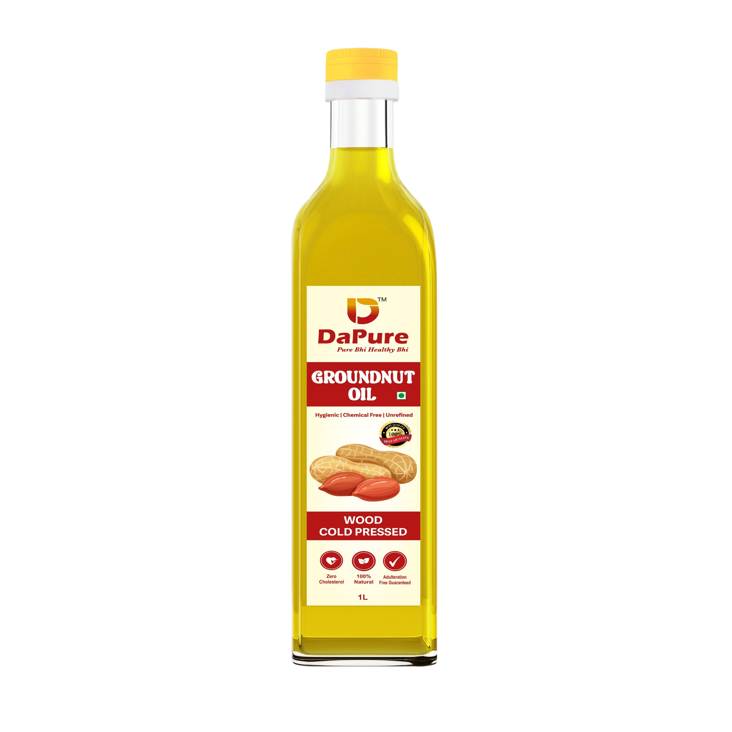DaPure Groundnut Oil Bottle Transparent