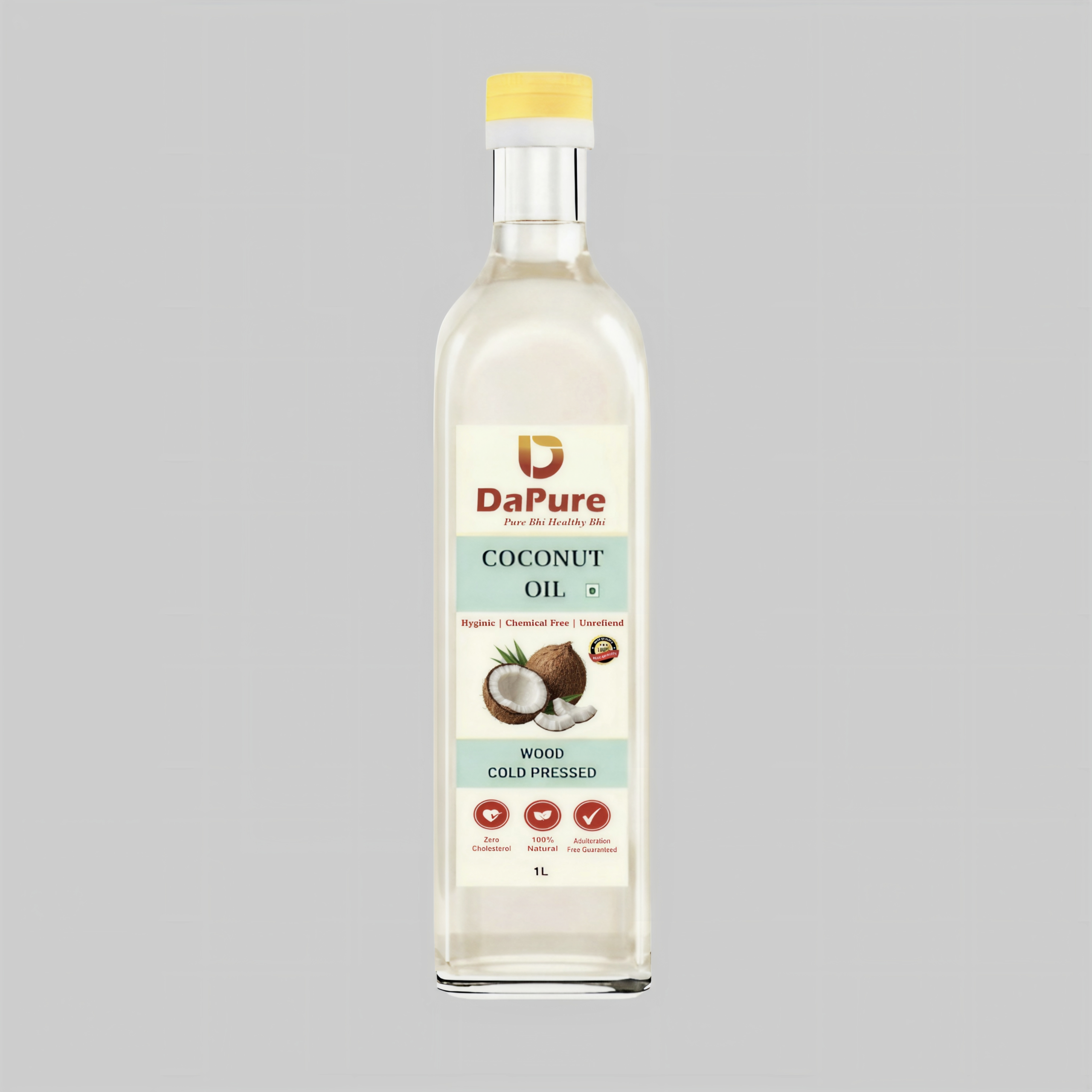 dapure cold pressed coconut oil 100% pure and natural