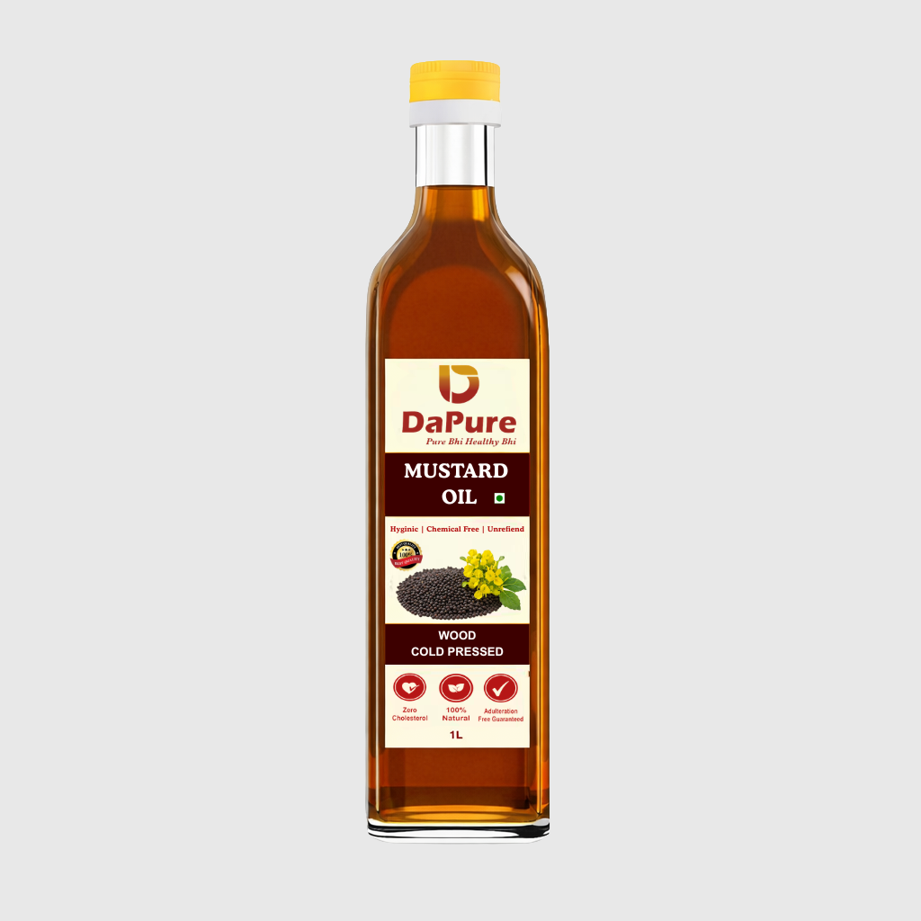 dapure cold pressed mustard oil 100% pure and natural